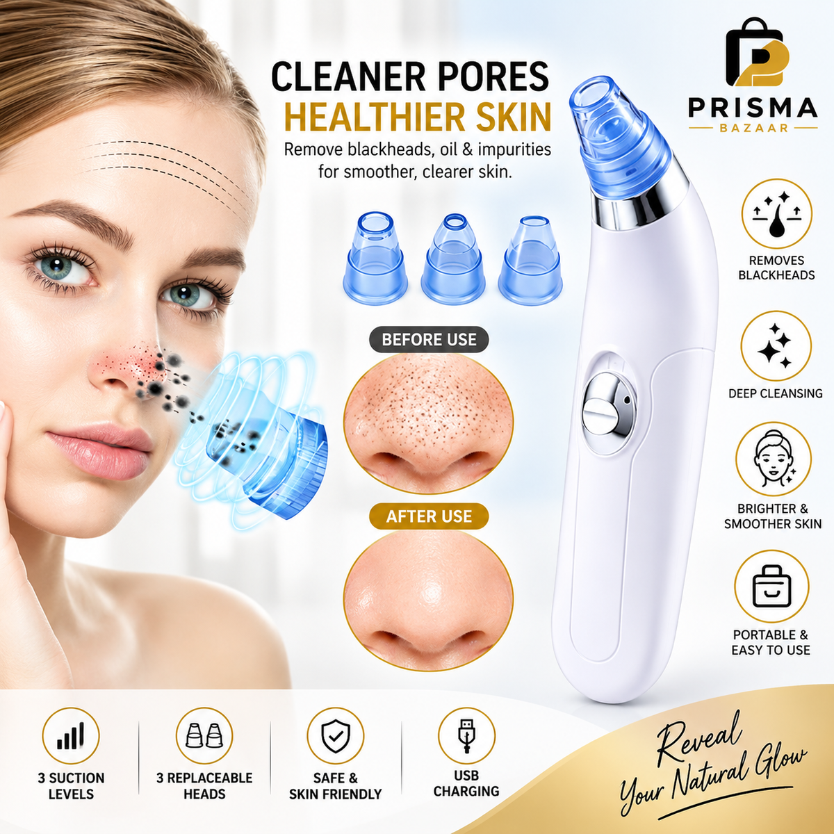 Derma Suction Blackheads Remover Device