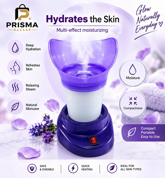 Steam Facial Steamer & Inhaler – Deep Cleansing & Skin Hydration