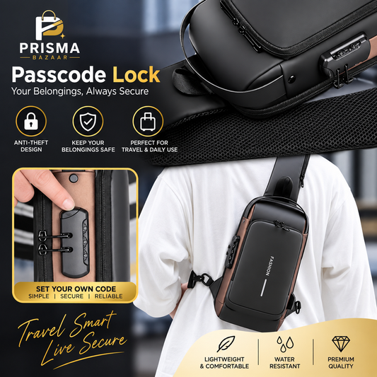 CrossBody Tech Sling Bag With USB Charging Port